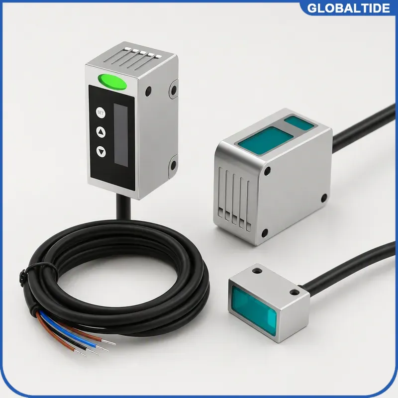 Industrial Laser Displacement Sensor - Sensor de Desplazamiento Láser RS485, Precisión