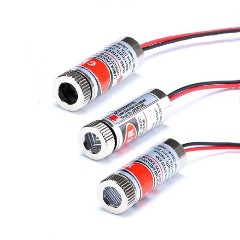 Diode Laser Module - 650nm 5mW punto rojo/línea/módulo láser cruzado