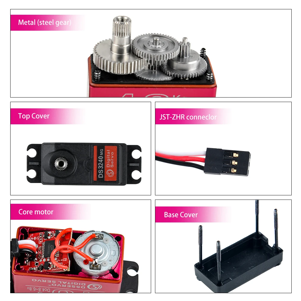 40KG Dsservo DS3240 alto par D - Servo Motor Cnc reseña y precio