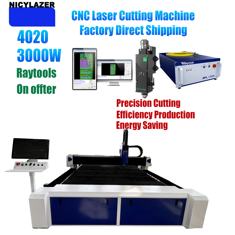 NICYLAZER CNC 3000W 4020 Máqui - Industrial Laser Cutters reseña y precio