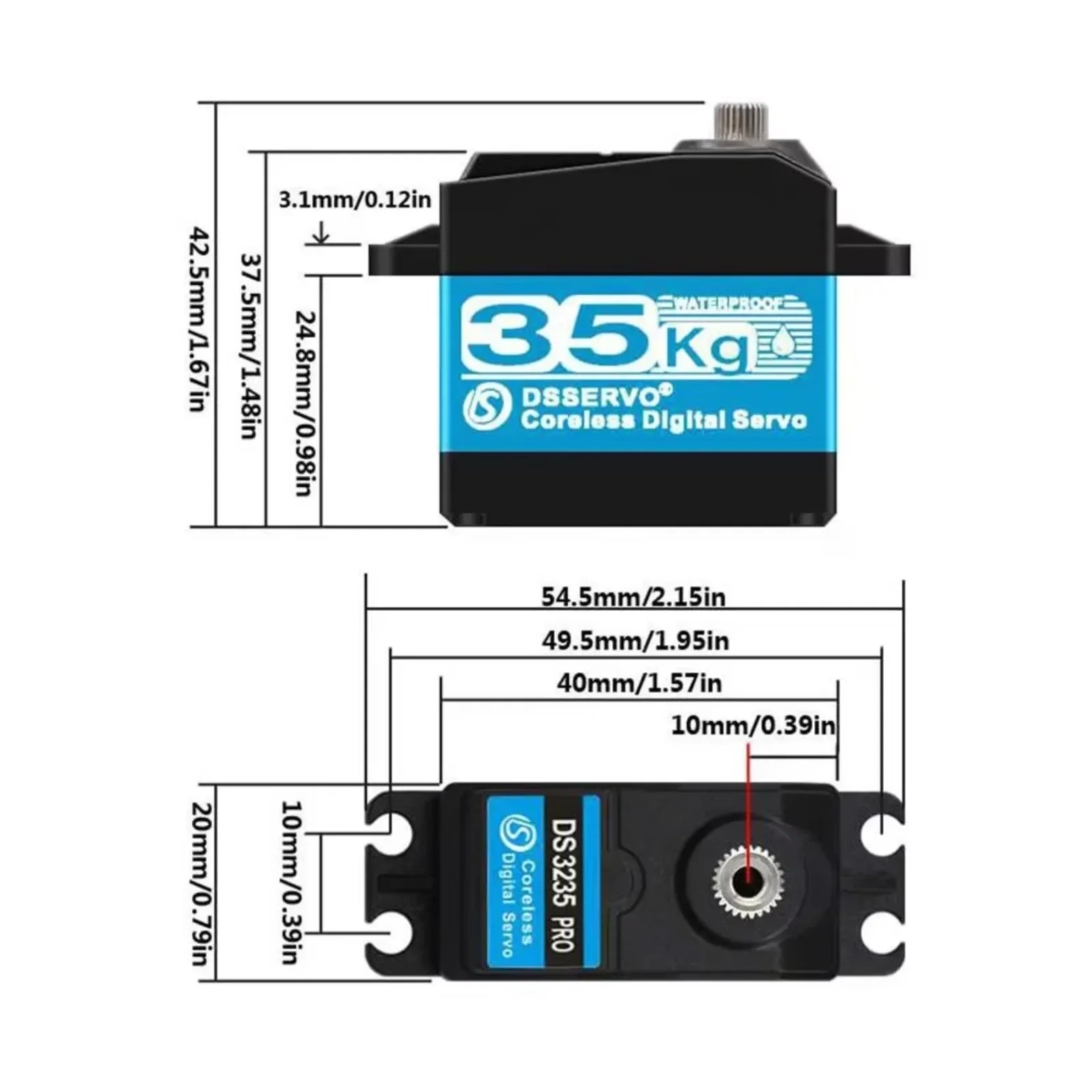 DS3235 PRO Servo digital sin n - Servo Motor Cnc reseña y precio