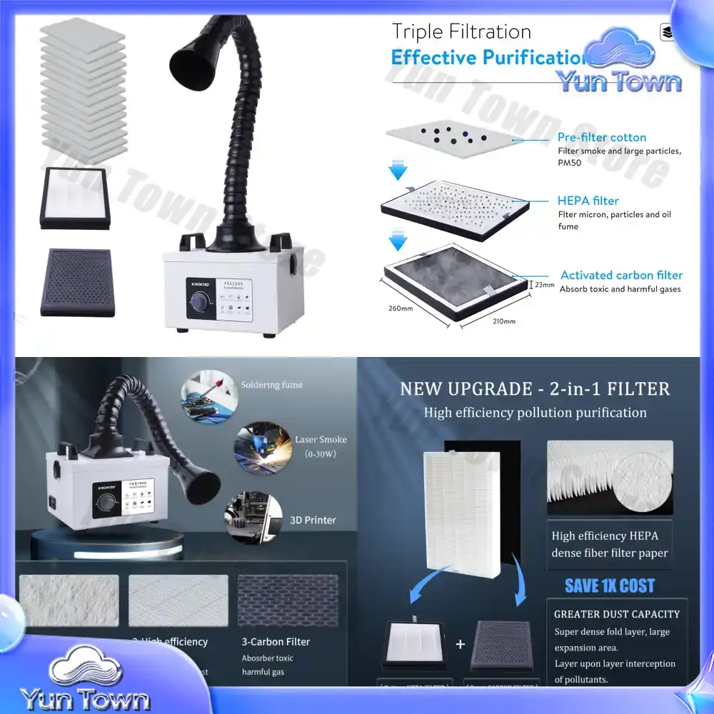 Purificador de Humo Láser con  - Industrial Use Of Laser reseña y precio